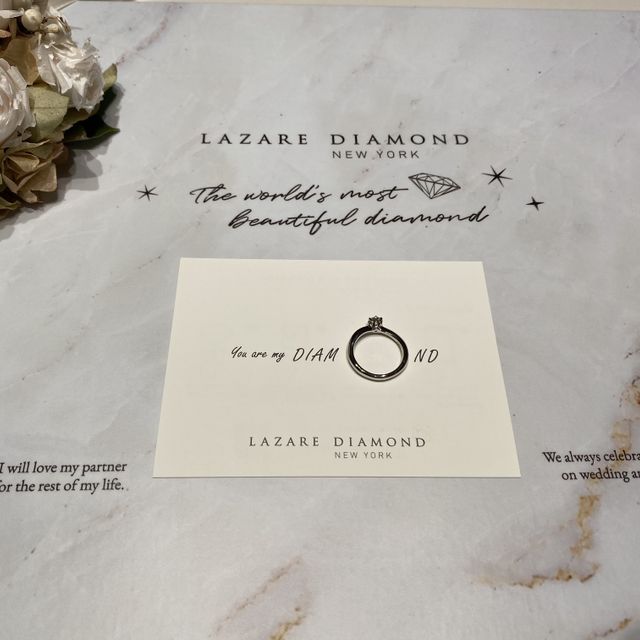 【ラザール ダイヤモンド(LAZARE DIAMOND)の口コミ】 ゼクシィ相談カウンターで初めてラザールダイアモンドさんを知りました。…