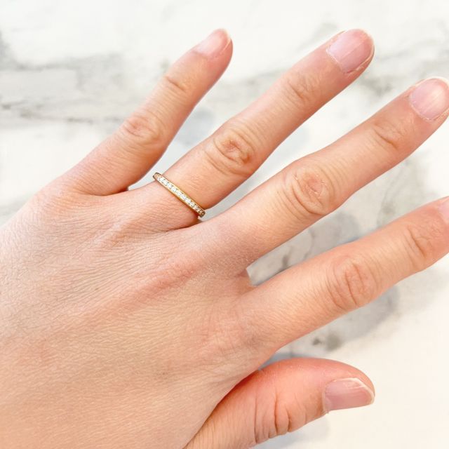 【GraceKama(グレースカーマ)の口コミ】 夫婦で同じブランドのものがよかったので、こちらに決めました。シルバー…