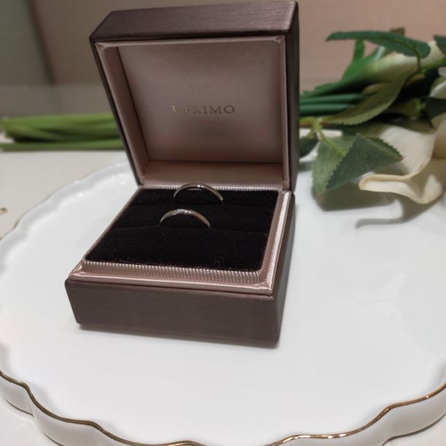 【アイプリモ(I-PRIMO)の口コミ】 指輪のデザインは試着する前、個人的にストレートだろうと思っていました…