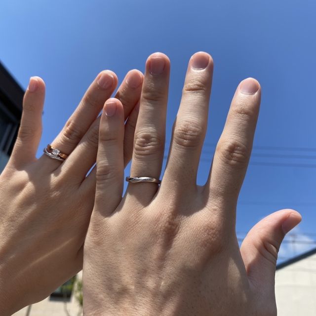 【アイプリモ(I-PRIMO)の口コミ】 七夕入籍が決まっていて、入籍する前に見に行った時に気に入った指輪の、…