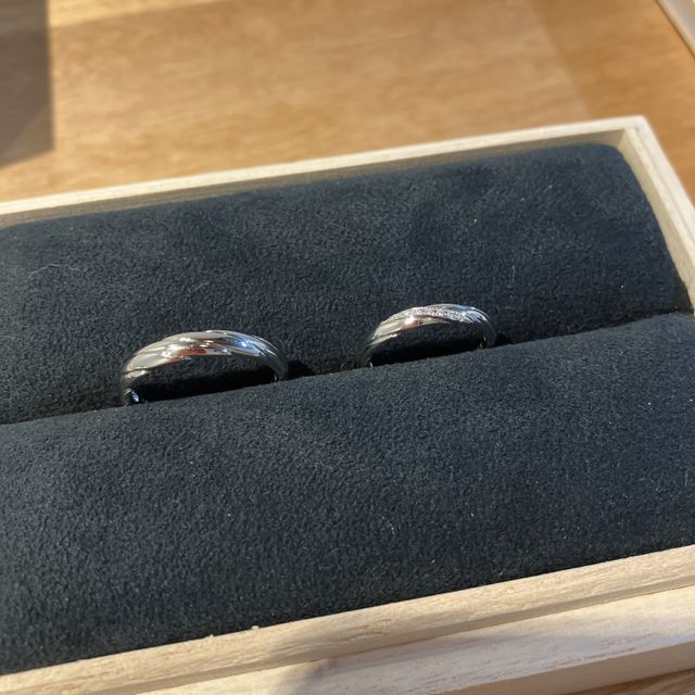 【出雲結(いずもゆい)の口コミ】 神社での和の結婚式を考えていたので、指輪も和をモチーフにしたもので、…