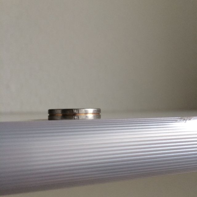 【ウィスプ(WISP)の口コミ】 プラチナとプラチナの間にゴールドの輝きがあるところが良いと思ったのと…