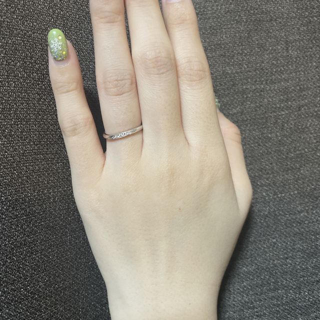 【宝寿堂(ほうじゅどう)の口コミ】 手の形に合わせるとウェーブが似合うと言うことなので、手の形に合わせた…