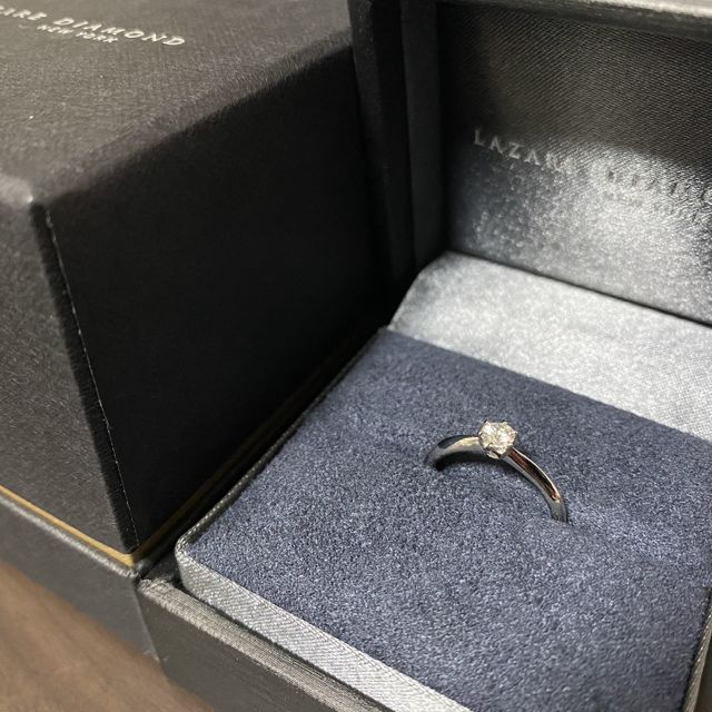 【ラザール ダイヤモンド(LAZARE DIAMOND)の口コミ】 ラザールダイアモンドを選ばせていただいた理由としては、彼女がラザール…