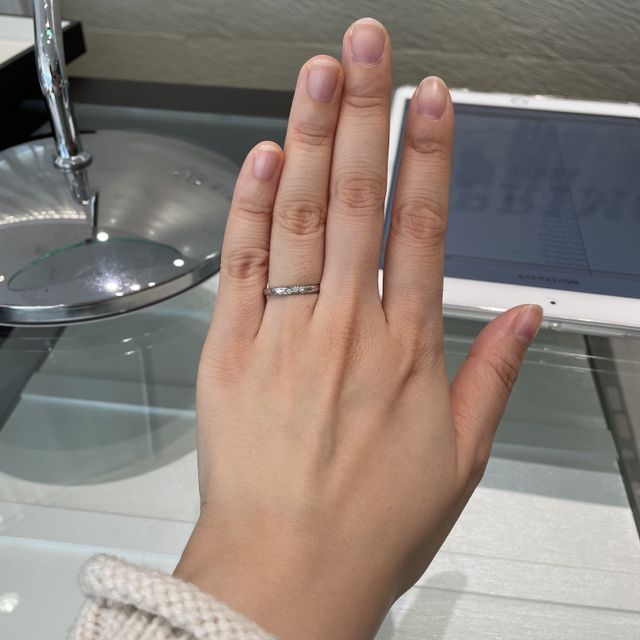 【アイプリモ(I-PRIMO)の口コミ】 様々な指輪の種類を見せていただき、自分の好きな系統を掴むことができま…