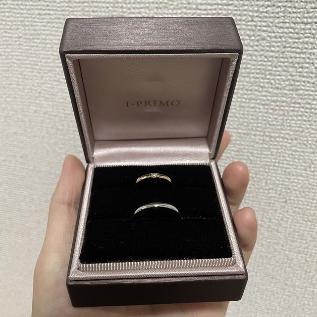 【アイプリモ(I-PRIMO)の口コミ】 指輪のデザインを気に入りました☺️可愛すぎず、上品さもあります。Instagr…