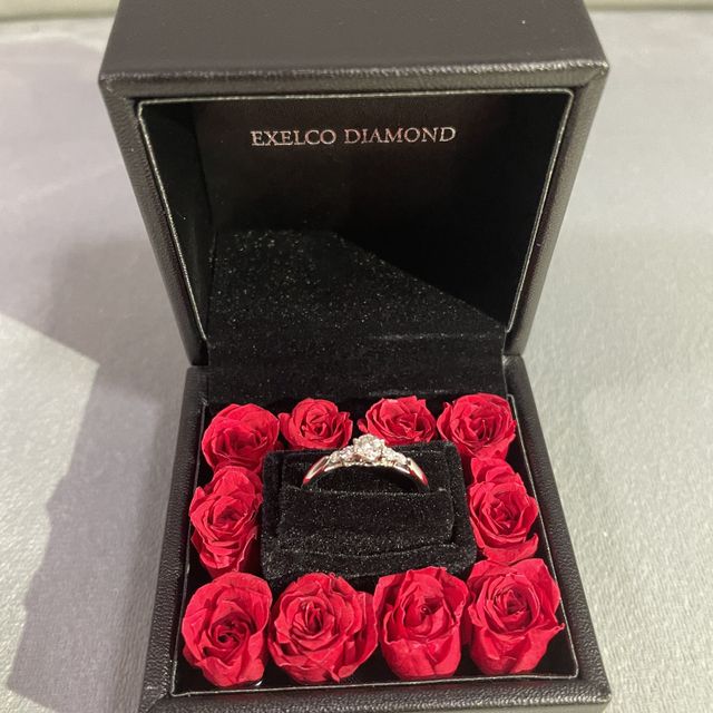 【エクセルコダイヤモンド(EXELCO DIAMOND)の口コミ】 デザインと、アンサンブルと言う名前と名前に込められた背景が好きで、ゴ…