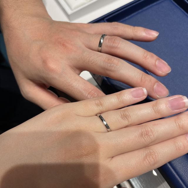 【MIKIMOTO(ミキモト)の口コミ】 シンプルなストレートタイプをお願いしました。老舗なだけあって品質の良…