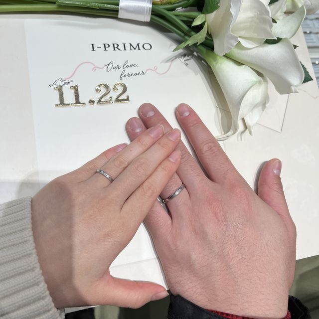 【アイプリモ(I-PRIMO)の口コミ】 デザイン・つけ心地を重視して選びました。夫婦で同じ商品ではありません…