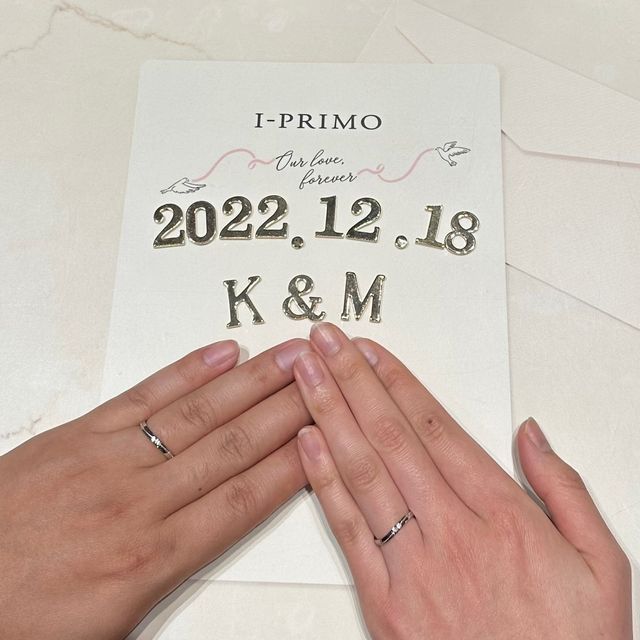 【アイプリモ(I-PRIMO)の口コミ】 気に入ったデザインがあったため。ミル打ちが入っているデザインが希望で…