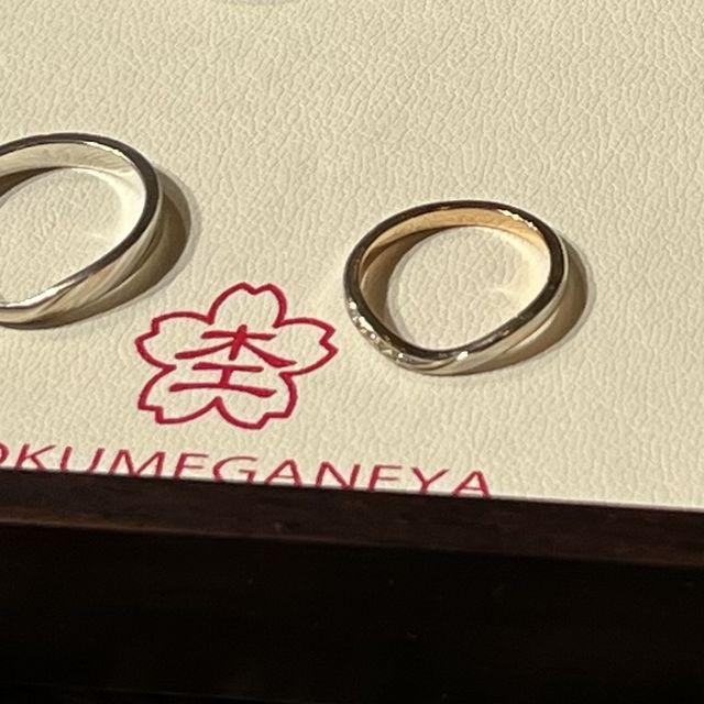【杢目金屋(もくめがねや)の口コミ】 指輪は他にない和な感じで手作りならではの色調やデザインが素敵でした。…