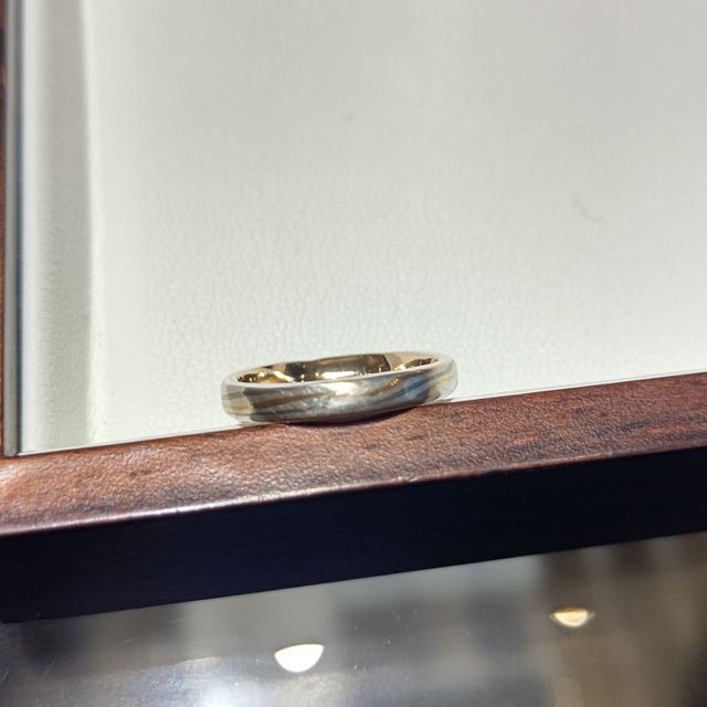 【杢目金屋(もくめがねや)の口コミ】 異なる金属の組み合わせで、その指輪だけの「唯一の」模様を作ることが出…