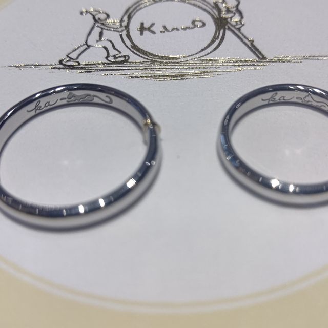 【ケイウノ ブライダル(K.UNO BRIDAL)の口コミ】 金の糸を結び、２人が繋がったものを持っていられるというイベント感が決…