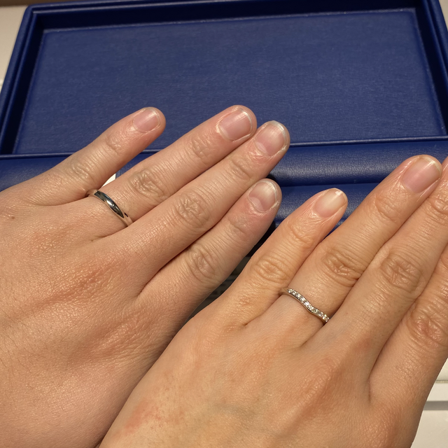 【銀座ダイヤモンドシライシの口コミ】 少し細いかな？とは感じましたが、初めて見た時の「なにこれ！キラキラ！…