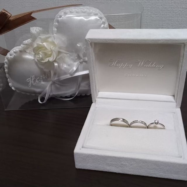 【CHARMY(チャーミー)の口コミ】  付き合っていた時に購入したペアリングがこちらのブランドで、夫が購入し…