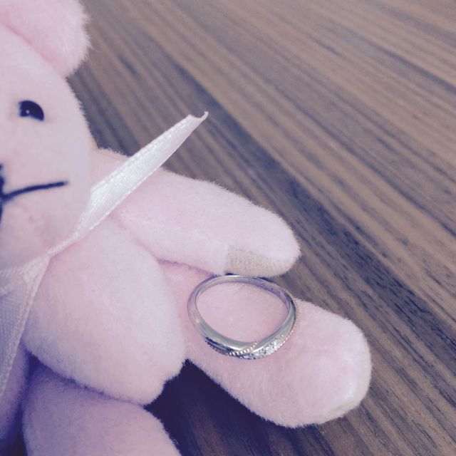 【ケイウノ ブライダル(K.UNO BRIDAL)の口コミ】 世界に１つだけの私たちだけのデザイン！
それが、この指輪の決め手です。…