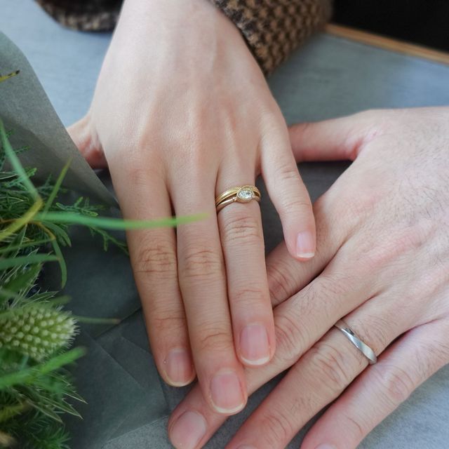 【Cayof(カヨフ)の口コミ】 インスタグラムでかわいいデザインの指輪を見つけて、実際に店舗に行き自…