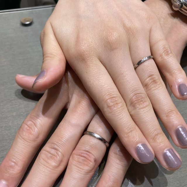 【アイプリモ(I-PRIMO)の口コミ】 店員さんが私たちの好みなど色々話を聞いてくれて、似合う指輪を提案して…