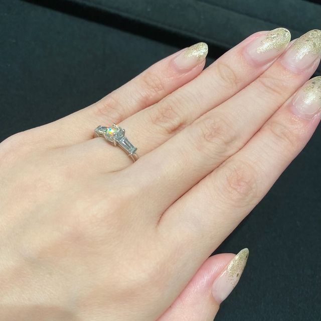 【ティファニー(Tiffany & Co.)の口コミ】 色々試着をしましたが、なかなかしっくり来るデザインがなく悩んでいたと…