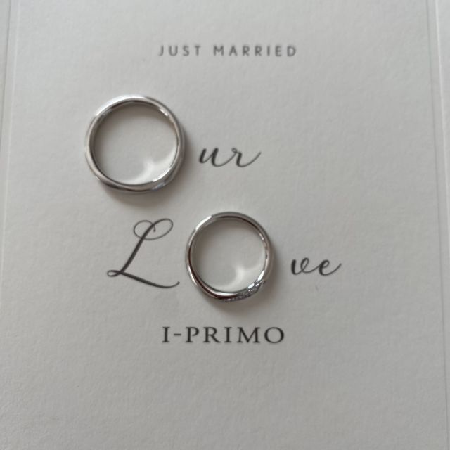 【アイプリモ(I-PRIMO)の口コミ】 指輪のデザインがとても可愛く、気に入りました。
お互いが好みの指輪を見…