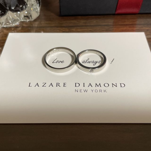 【ラザール ダイヤモンド(LAZARE DIAMOND)の口コミ】 指輪のデザイン、品質は勿論気に入っていますが、一番の決め手はスタッフ…