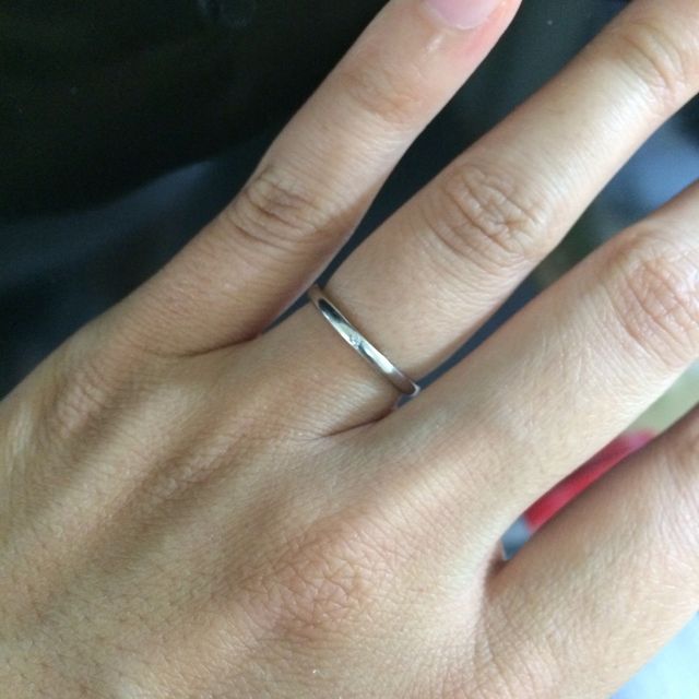 【アイプリモ(I-PRIMO)の口コミ】 指輪はずっとつけていられるシンプルなものが良かったので、大変気に入っ…