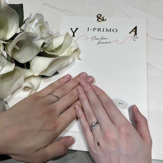 【アイプリモ(I-PRIMO)の口コミ】 ネットで指輪を探しているとダイヤのそばにピンクダイヤがあり一目惚れし…