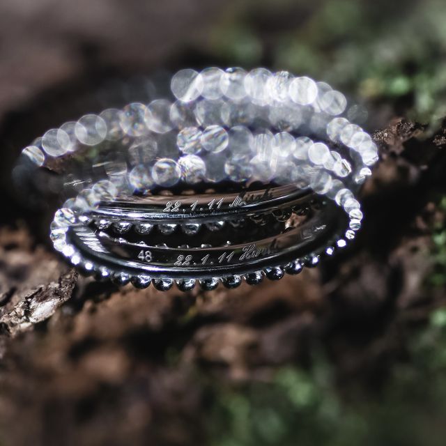 【ヴァン クリーフ＆アーペル(Van Cleef & Arpels)の口コミ】 HPでみて一目惚れでした。綺麗なプラチナはより一層指輪を輝かせてくれ、…