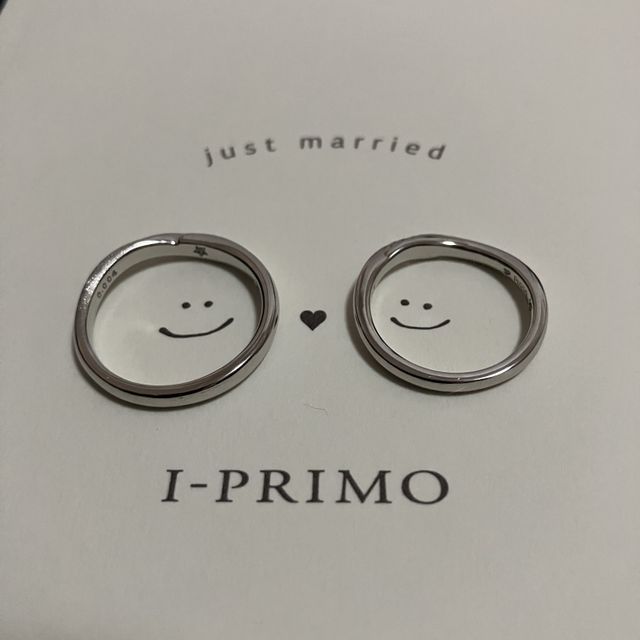 【アイプリモ(I-PRIMO)の口コミ】 妻と２人で選び、それぞれにお気に入りの指輪があったものの、最終的にお…