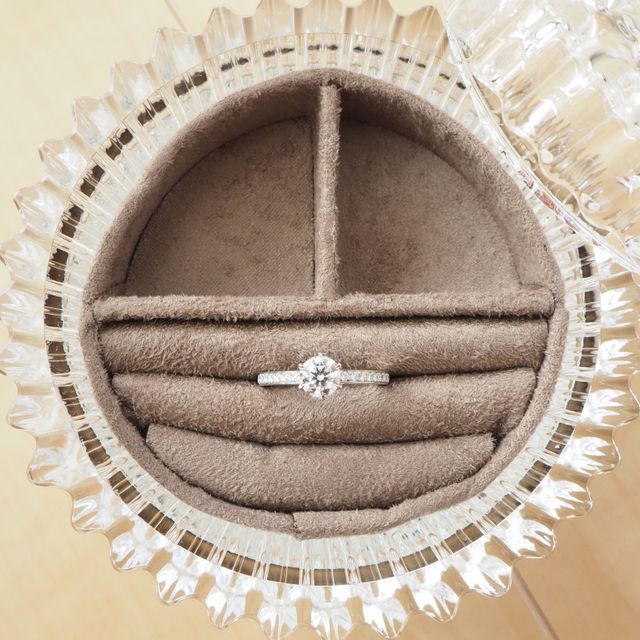 【アイプリモ(I-PRIMO)の口コミ】 好きな物を選んで欲しいと言ってくれたので、ダイヤの大きさは彼に任せ、…