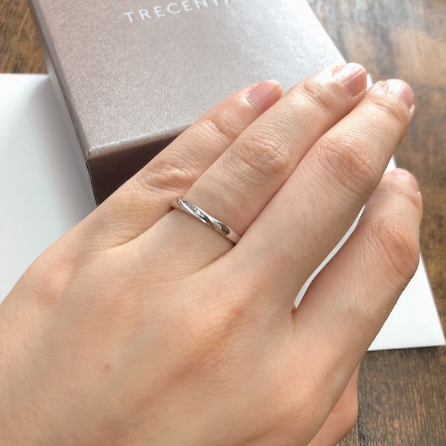 【TRECENTI(トレセンテ)の口コミ】 華奢なわけではなくしっかりしたつくりだった点と、他店者違いとしては店…