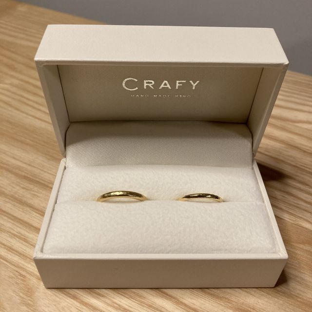 【CRAFY(クラフィ)の口コミ】 手作り指輪で、なるべく0から自分達で作れるもの、かつデザインがシンプル…