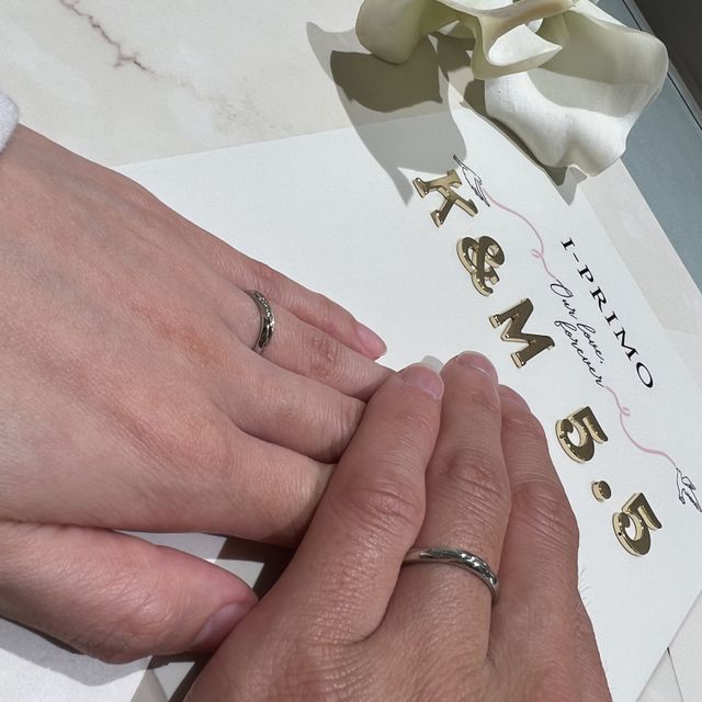 【アイプリモ(I-PRIMO)の口コミ】 店舗でハンド診断をしてもらいました。来店前にどのようなデザインの指輪…