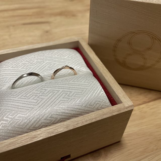 【TOMOE(トモエ)の口コミ】 結婚指輪にするなら、このブランドと決めて探しにいきました。セレクトシ…