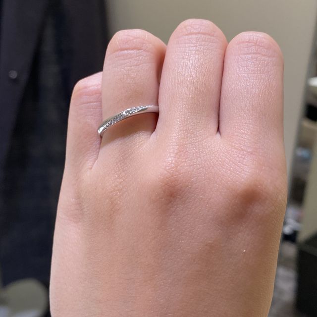 【TRECENTI(トレセンテ)の口コミ】 ダイアモンドにこだわりがあるだけあって小さいカラット数でも光り輝いて…