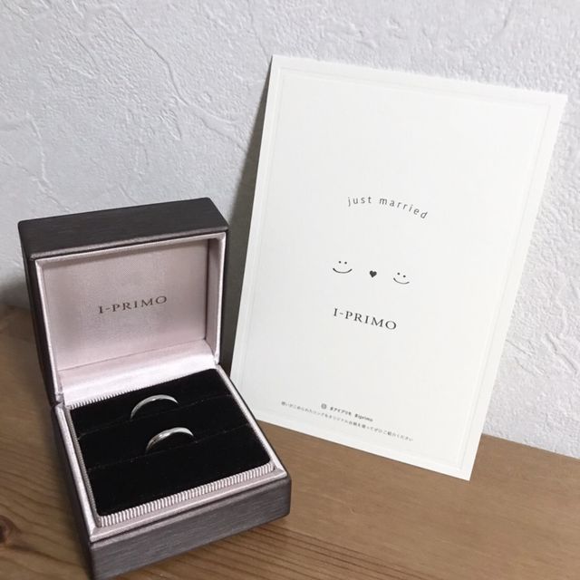 【アイプリモ(I-PRIMO)の口コミ】 シンプルなデザインを探していたところ、こちらをお店の方にオススメして…
