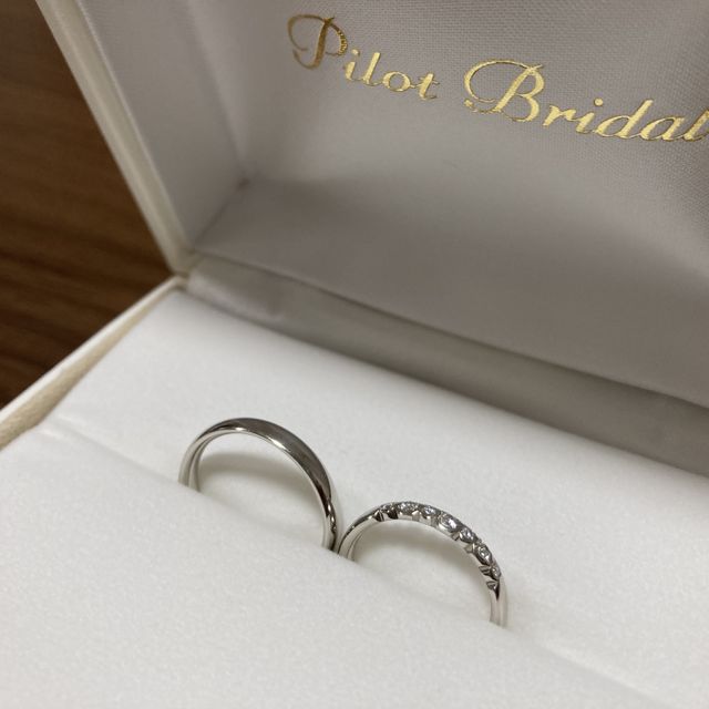 【PILOT BRIDAL(パイロットブライダル)の口コミ】 パイロットブライダルのホームページを見て、気になっていた指輪をいくつ…