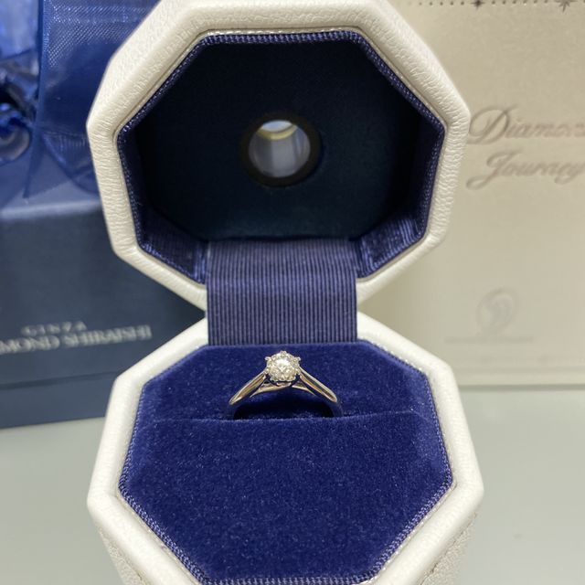 【銀座ダイヤモンドシライシの口コミ】 Ever Afterの意味がとても素敵で、ふたりの手が結ばれてる様子を表してい…