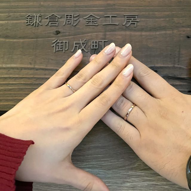 【鎌倉彫金工房の口コミ】 　結婚指輪は何十年も使う想定なので、思い出作りの意味を込めて手作りす…
