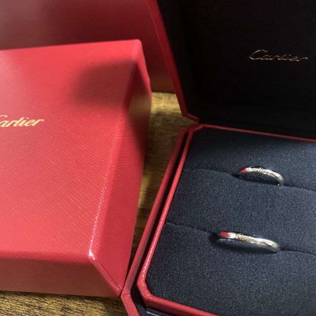 【カルティエ(Cartier)の口コミ】 憧れのブランドである「カルティエ」で結婚指輪を購入したいと前々から決…