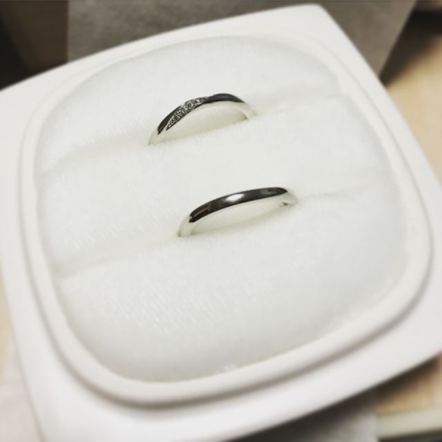 【俄(にわか)の口コミ】 色々結婚指輪を探していたんですけど、ピンとくるものがなく、婚約指輪を…