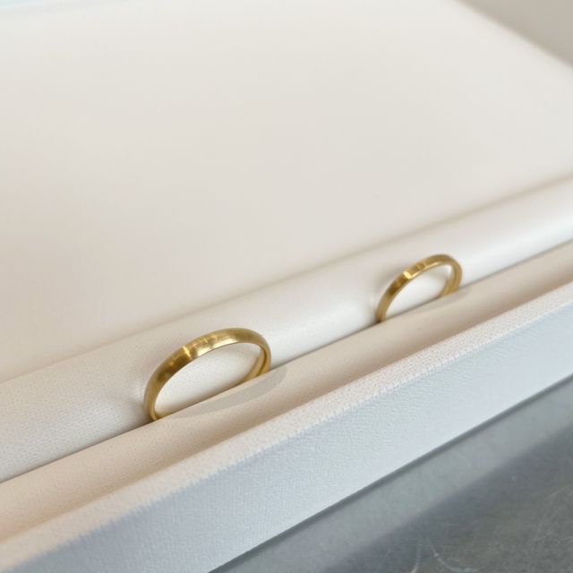 【shihara(シハラ)の口コミ】 ゴールドの指輪へのこだわりは昔からあったので、ゴールドの指輪を数多く…