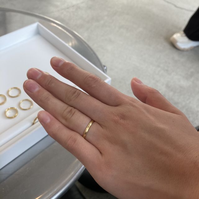 【shihara(シハラ)の口コミ】 ゴールドの指輪へのこだわりは昔からあったので、ゴールドの指輪を数多く…