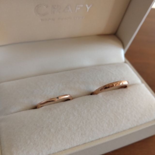 【CRAFY(クラフィ)の口コミ】 結婚指輪は記念に残るよう手作りすることに決めていました。ハンドメイド…