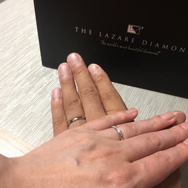 【ラザール ダイヤモンド(LAZARE DIAMOND)の口コミ】 ラザールダイアモンドはカッティングで有名ということは来店するまでは知…