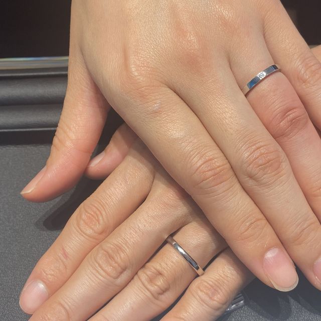 【銀座ダイヤモンドシライシの口コミ】 他のブランドショップを3社訪問しました。vラインのデザインが良くて、似…