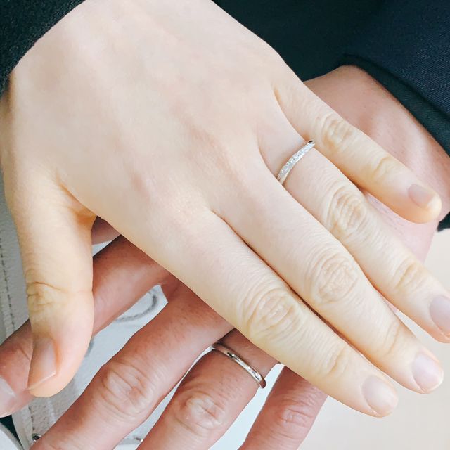 【CAFERING(カフェリング)の口コミ】 つけ心地がとにかく良かったです。今までお洒落で指輪をつけても、どうし…