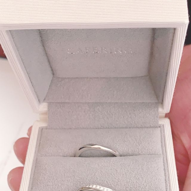 【CAFERING(カフェリング)の口コミ】 つけ心地がとにかく良かったです。今までお洒落で指輪をつけても、どうし…