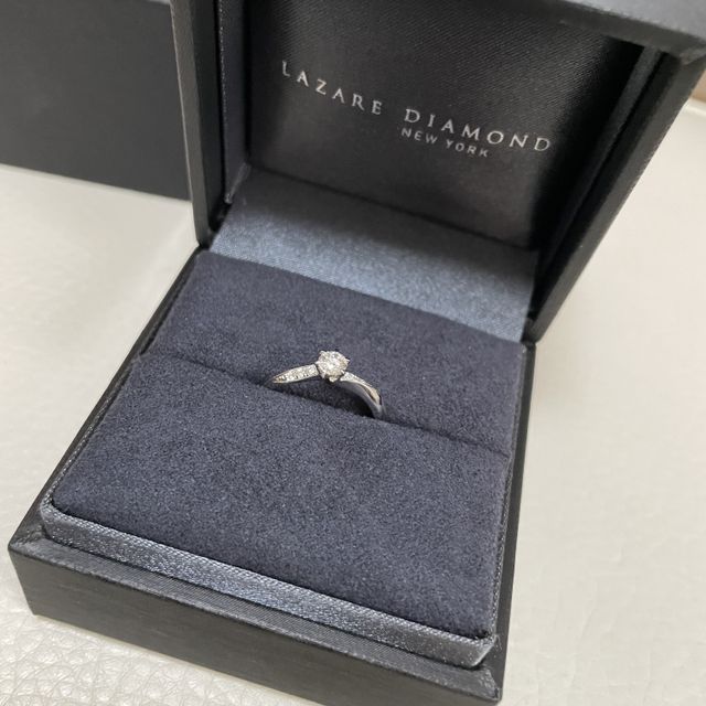 【ラザール ダイヤモンド(LAZARE DIAMOND)の口コミ】 指輪を選ぶ時、インスタの広告でラザールダイアモンドに惚れ。ラザールの…