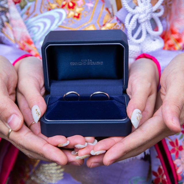 【銀座ダイヤモンドシライシの口コミ】 指輪のデザインが気に入ったこと。
0.5ずつのサイズがあるので、6号だと大…